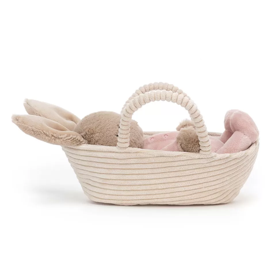 Lapinou Doudou Berceur Jellycat - Compagnon de Nuit pour Rêves Sereins