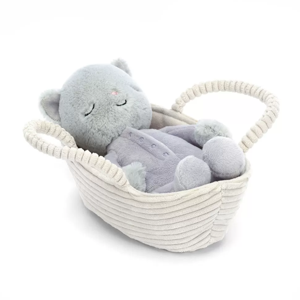Doudou Bébé Chaton Berçant pour Nuit Douce - Peluche Câlin Jellycat