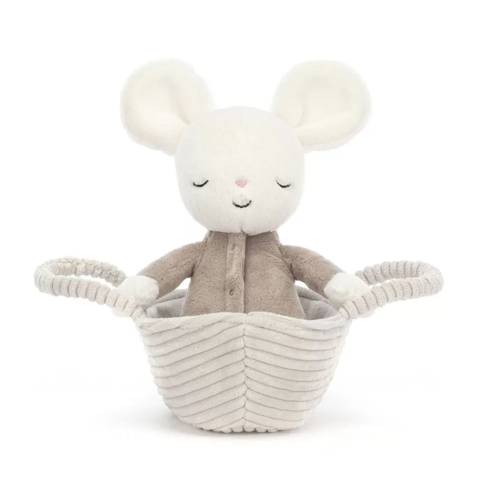 Jellychat Berceuse Souris - Doudou Musical pour Nuit Douce et Rêve Étoilé