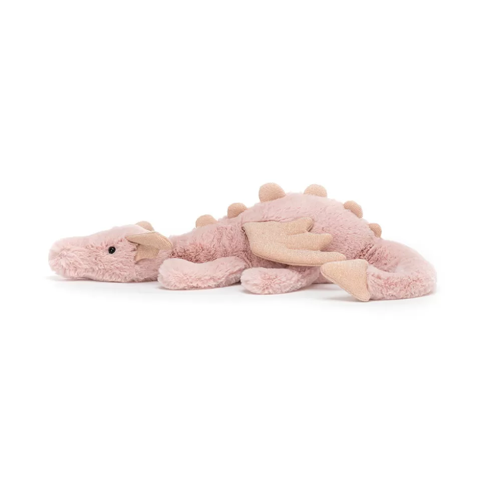 Doudou Dragon Rosée Magique Jellycat - Peluche Dragon à Câliner
