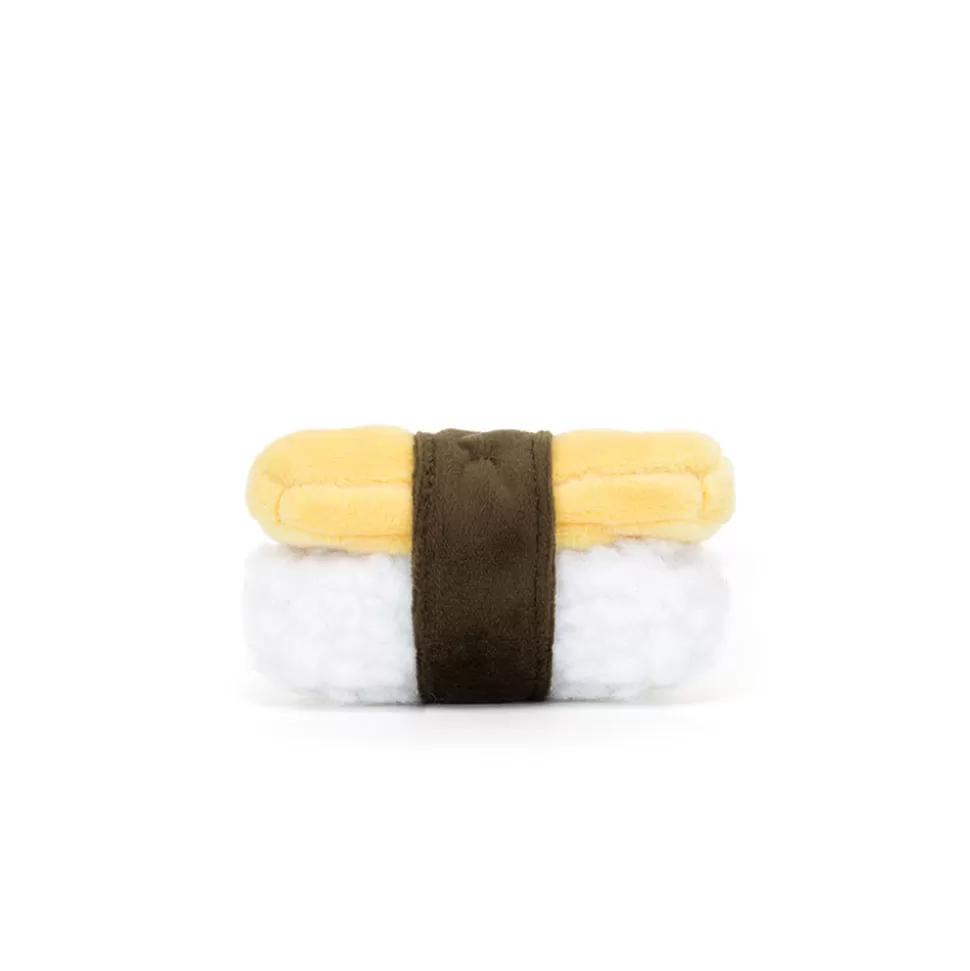 JellyCat Peluche Sensorielle Sushi-Œuf Décalé - Doudou Créatif pour Bébé et Enfant Jouet Éducatif Adorable