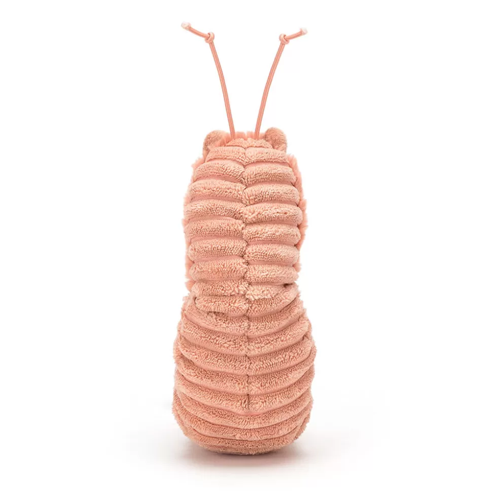 Sheldon la Crevette - Peluche Douce Jellycat pour Enfants, Jouet Câlin Adorable Bébé Crevette, Doudou Mignon pour Nouveau-nés et Tout-petits, Idée Cadeau Unique