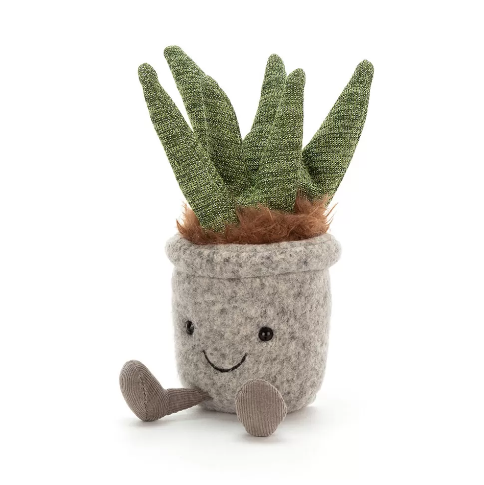 Plante Succulente Rigolote Aloès - Compagnon Végétal Jellycat Adorable