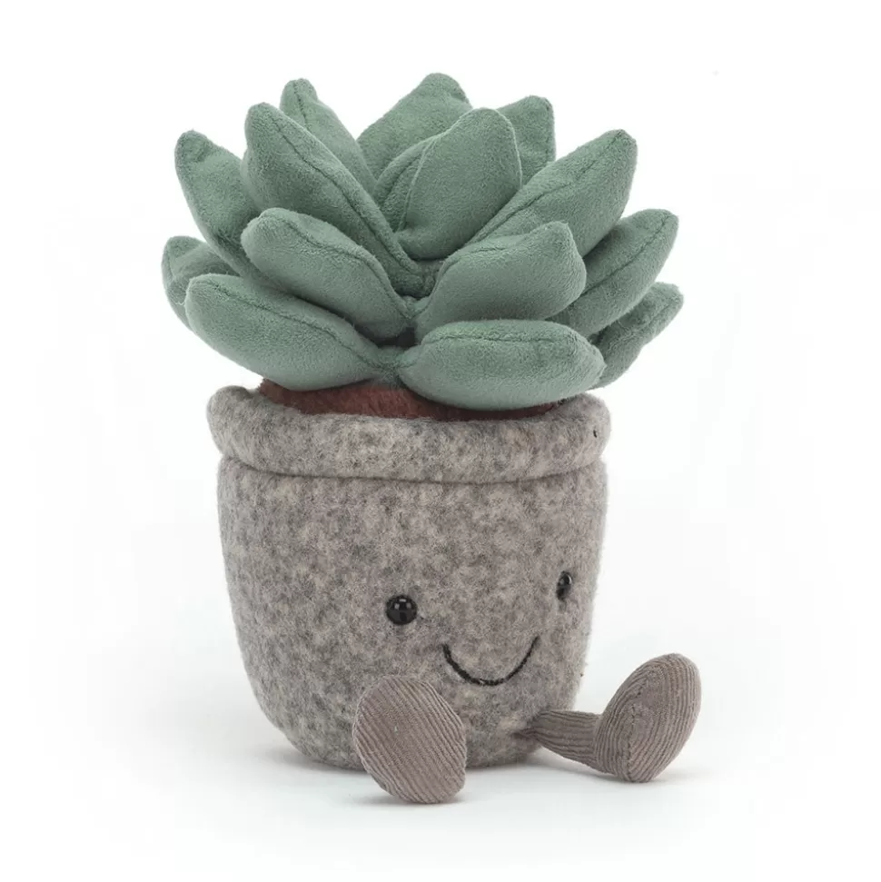 Azuré Rigolo - Plante Grasse Peluche Jellycat | Déco Adorable pour Enfants et Intérieurs