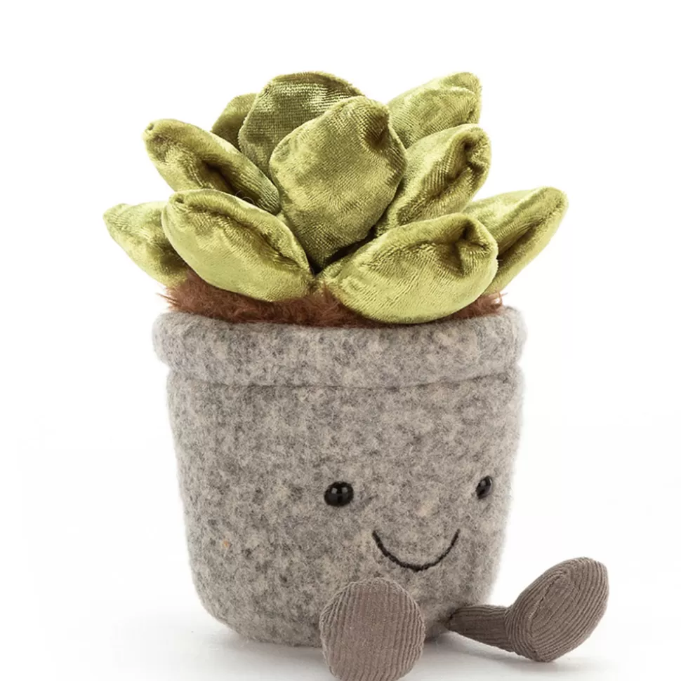 Plante Grasse Déjantée Jade Émeraude - Peluche Décorative Jellycat® pour Collectionneurs de Plantes Amusantes  

Créez une ambiance joyeuse avec cette succulente rigolote au feuillage velouté - Édition Spéciale Collection Amis Végétaux Originaux