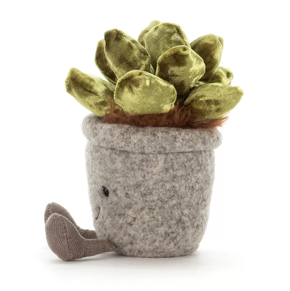 Plante Grasse Déjantée Jade Émeraude - Peluche Décorative Jellycat® pour Collectionneurs de Plantes Amusantes  

Créez une ambiance joyeuse avec cette succulente rigolote au feuillage velouté - Édition Spéciale Collection Amis Végétaux Originaux