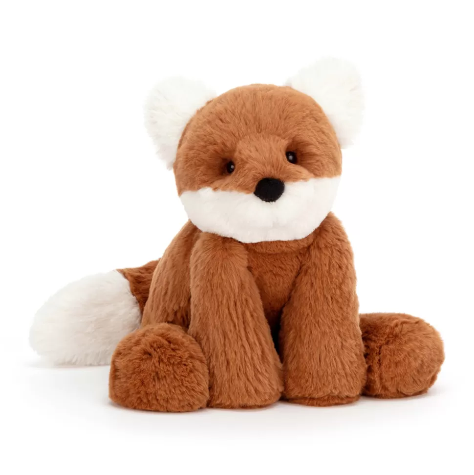 Renard Velouté Jellycat - Peluche Sensorielle pour Câlins Douillets 

Doudou Apaisant Smudge Fox - Peluche d'Exception en Édition Limitée 

Compagnon Doux Jellycat - Renard Tacheté Premium pour Moments Réconfortants