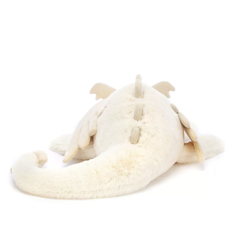 Jellycat Dragon des Neiges – Doudou Peluche Hivernale pour Enfants, Tout Doux et Câlin