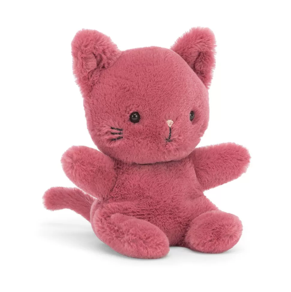Jellycat Chaton Biscuit Crémeux - Peluche Douceur Vanille