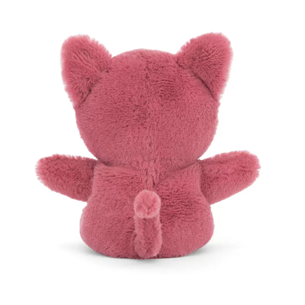 Jellycat Chaton Biscuit Crémeux - Peluche Douceur Vanille