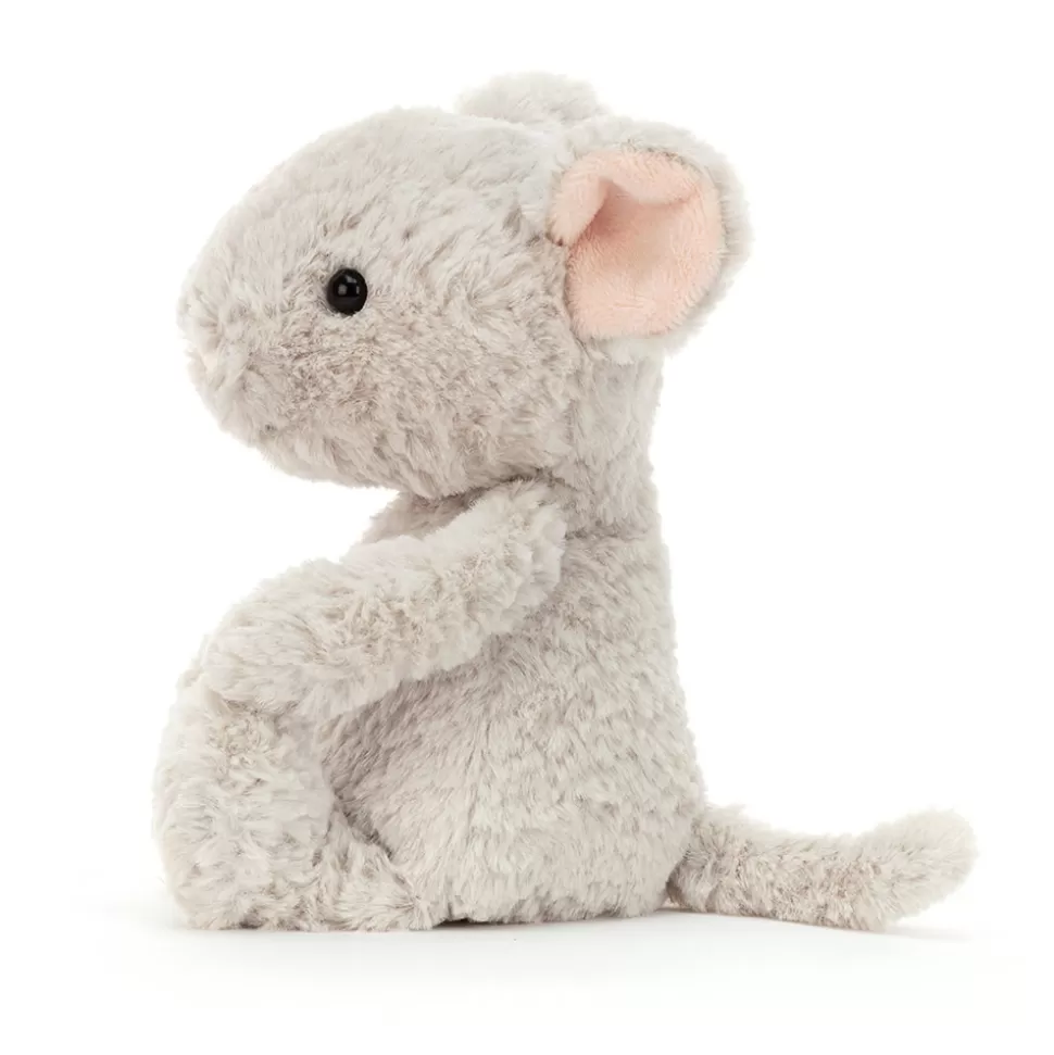 Souris Évolutive Doudou Jellycat - Peluche Sensorielle Douce pour Enfants