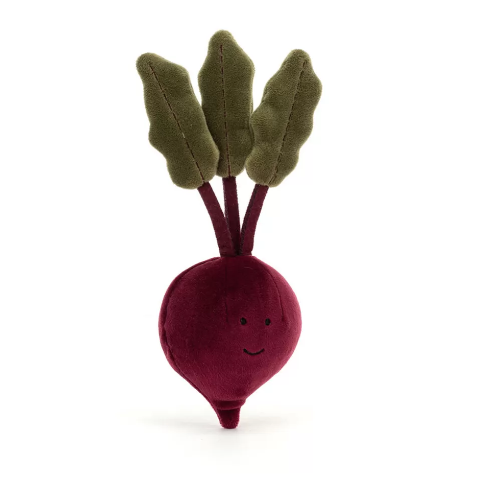 Jellycat - Betterave Peluche Émouvante, Légume Amusant pour Enfants et Collectionneurs