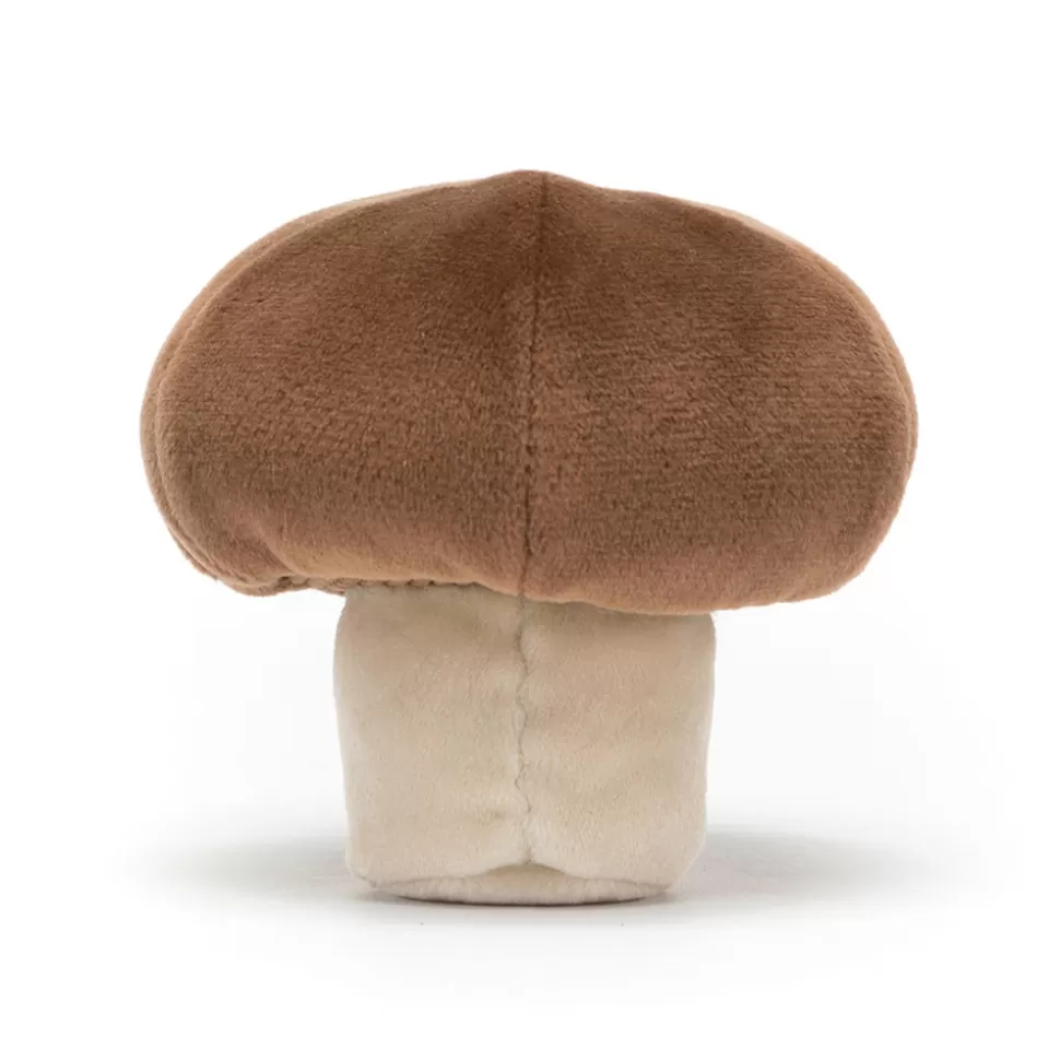 Jellycat Doudou Champignon Légume - Adorable Compagnon de Jeu en Peluche Dynamique