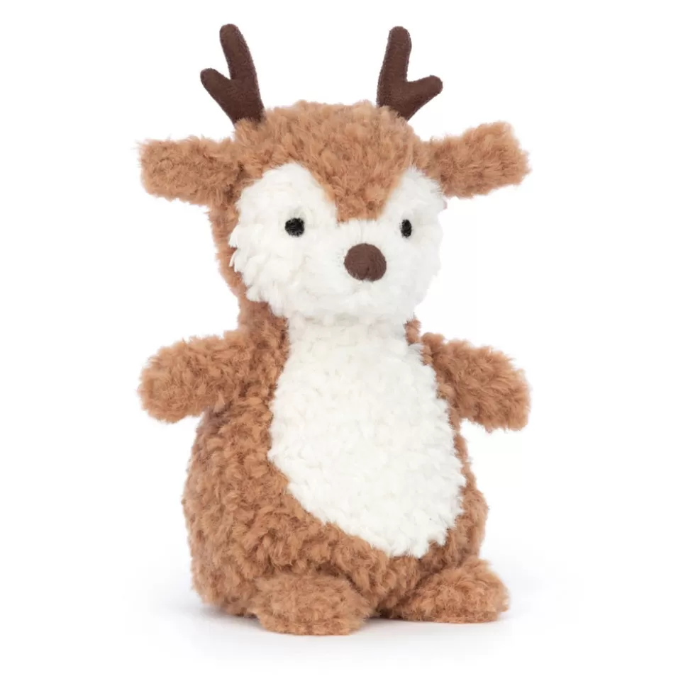 Doudou Renne Jellycat - Peluche Douce pour Câlins de Noël