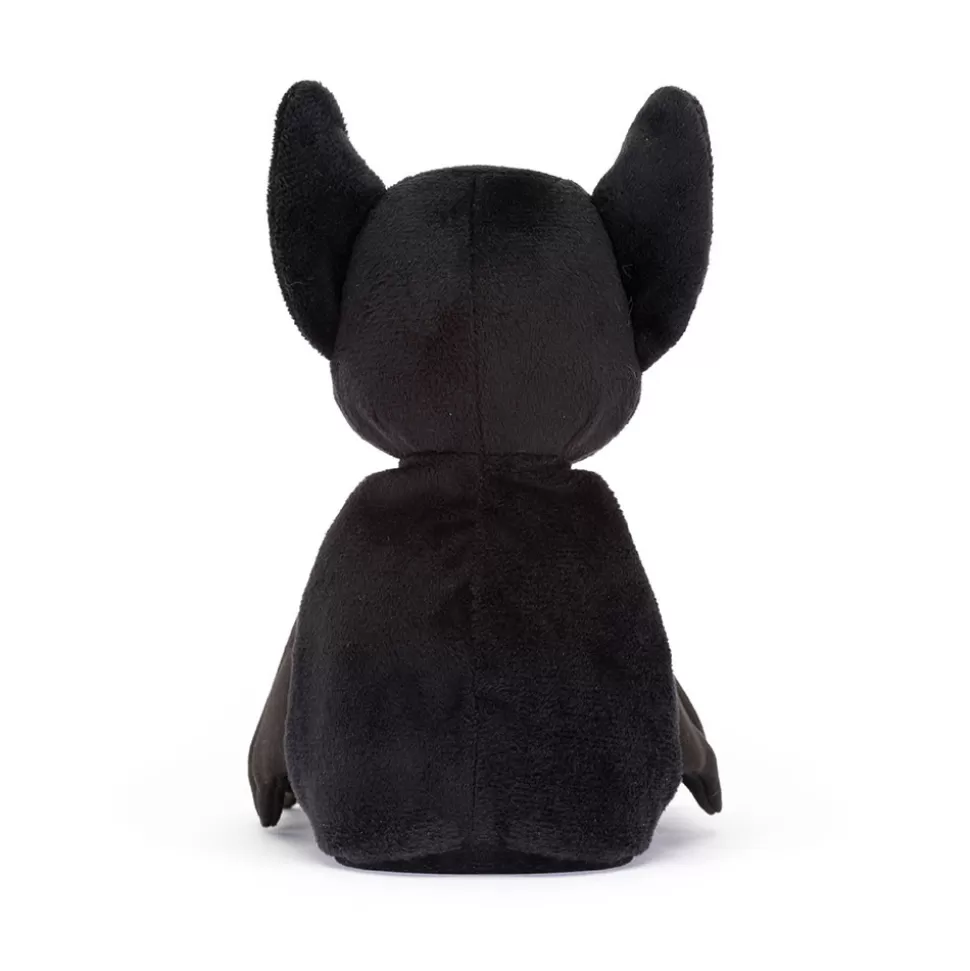 Doudou Licorne Jellycat - Peluche Chauve-Souris Enveloppante en Velours Noir Doux